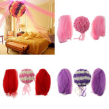 Max Wedding Flowers Balls with Tulle Wedding Venue Hanging Decor Purple