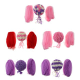 Max Wedding Flowers Balls with Tulle Wedding Venue Hanging Decor Purple