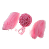 Max Wedding Flowers Balls with Tulle Wedding Venue Hanging Decor Pink