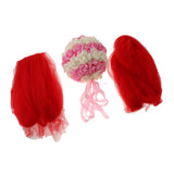 Max Wedding Flowers Balls with Tulle Wedding Venue Hanging Decor Pink White