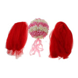 Max Wedding Flowers Balls with Tulle Wedding Venue Hanging Decor Pink White