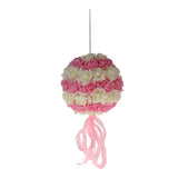 Max Wedding Flowers Balls with Tulle Wedding Venue Hanging Decor Pink White