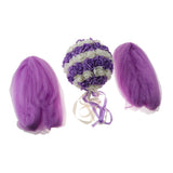 Max Wedding Flowers Balls with Tulle Wedding Venue Hanging Decor Purple White