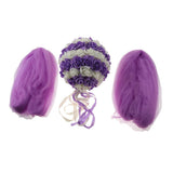 Max Wedding Flowers Balls with Tulle Wedding Venue Hanging Decor Purple White