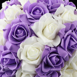 Max Wedding Flowers Balls with Tulle Wedding Venue Hanging Decor Purple White