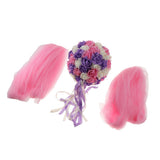 Max Wedding Flowers Balls with Tulle Wedding Venue Hanging Decor Multicolor