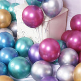 Max 50pcs Metallic Balloons Latex Balloons Wedding Party Supplies 12 inch Gold