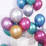 Max 50pcs Metallic Balloons Latex Balloons Wedding Party Supplies 12 inch Gold