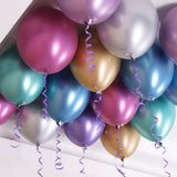 Max 50pcs Metallic Balloons Latex Balloons Wedding Party Supplies 12 inch Gold