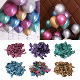 Max 50pcs Metallic Balloons Latex Balloons Wedding Party Supplies 12 inch Gold