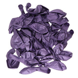 Max 50pcs Metallic Balloons Latex Balloons Wedding Party Supplies 12 inch Purple