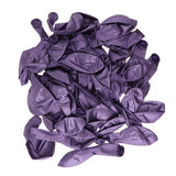 Max 50pcs Metallic Balloons Latex Balloons Wedding Party Supplies 12 inch Purple