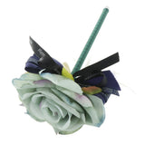 Max Artificial Rose Flower Guest Book Signing Pen Wedding Party Supplies Blue