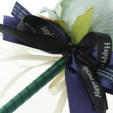 Max Artificial Rose Flower Guest Book Signing Pen Wedding Party Supplies Blue