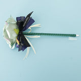 Max Artificial Rose Flower Guest Book Signing Pen Wedding Party Supplies Blue