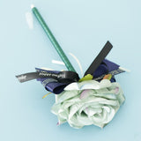Max Artificial Rose Flower Guest Book Signing Pen Wedding Party Supplies Blue