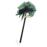 Max Artificial Flower Guest Book Signing Pen Wedding Party Supplies Light Green