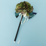Max Artificial Flower Guest Book Signing Pen Wedding Party Supplies Deep Green
