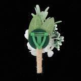 Maxbell Wedding Artificial Corsage Bridal Groom Wedding Party Supplies C