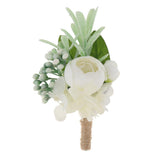 Maxbell Wedding Artificial Corsage Bridal Groom Wedding Party Supplies C