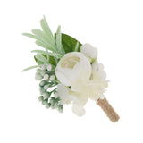 Maxbell Wedding Artificial Corsage Bridal Groom Wedding Party Supplies C