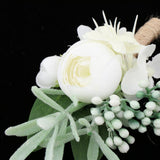 Maxbell Wedding Artificial Corsage Bridal Groom Wedding Party Supplies C