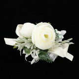 Maxbell Bridesmaid Sisters Corsage Bracelet Hand Flowers Wedding Supply E