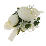 Maxbell Bridesmaid Sisters Corsage Bracelet Hand Flowers Wedding Supply E