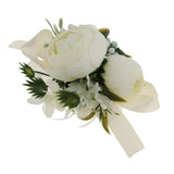 Maxbell Bridesmaid Sisters Corsage Bracelet Hand Flowers Wedding Supply E