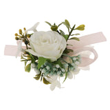 Maxbell Bridesmaid Sisters Corsage Bracelet Hand Flowers Wedding Supply F