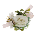 Maxbell Bridesmaid Sisters Corsage Bracelet Hand Flowers Wedding Supply F