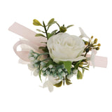 Maxbell Bridesmaid Sisters Corsage Bracelet Hand Flowers Wedding Supply F