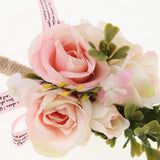 Maxbell Wedding Party Groom Bride Boutonniere Corsage Flower Brooch Pins Light Pink