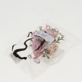 Maxbell Wedding Bride Bridesmaid Prom Party Wrist Corsage Hand Flower  Purple