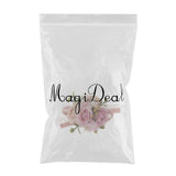 Maxbell Wedding Bride Bridesmaid Prom Party Wrist Corsage Hand Flower  Purple