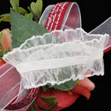 Maxbell Wedding Bride Bridesmaid Prom Party Wrist Corsage Hand Flower  Red