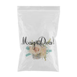 Maxbell Wedding Bride Bridesmaid Prom Party Wrist Corsage Hand Flower  Blue