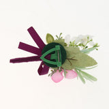 Maxbell Wedding Ceremony Silk Camellia Rose Flower Corsage Boutonniere Brooch Pin B