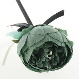Max Silk Flower Guest Book Signing Pen Wedding Banquet Party Supplies Green