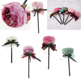 Max Silk Flower Guest Book Signing Pen Wedding Banquet Party Supplies Green