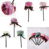 Max Silk Flower Guest Book Signing Pen Wedding Banquet Party Supplies Green