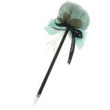 Max Silk Flower Guest Book Signing Pen Wedding Banquet Party Supplies Green