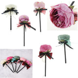 Max Silk Flower Guest Book Signing Pen Wedding Banquet Party Supplies Green