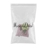 Max Square Bamboo Charcoal Bags with Silk Rose Decor Home Car Ornaments Pink