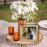 Max Wedding Countdown Picture Frame Engaged Engagement Gifts Woven Heart