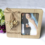 Max Wedding Countdown Picture Frame Engaged Engagement Gifts Woven Heart