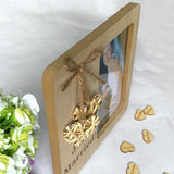 Max Wedding Countdown Picture Frame Engaged Engagement Gifts Woven Heart