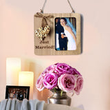 Max Wedding Countdown Picture Frame Engaged Engagement Gifts Woven Heart