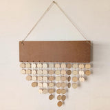 Max DIY Wooden Board Reminder Calendar with 50pcs Round Disc Family Celebrations