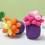 Max Artificial Succulent Plants Bamboo Charcoal Bags Car Decor Ornaments Orange